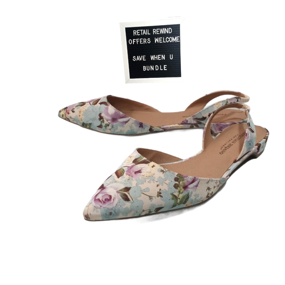 Christian Siriano Pastel Betty Flats. Sz. 10